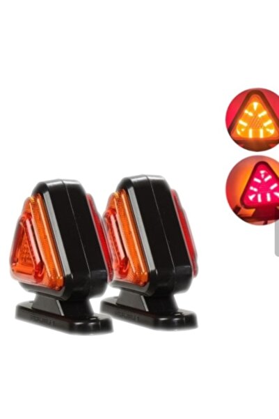 Led Light Alex SET 2 X lumini de gabarit LED roșu/galben, 12-24 V