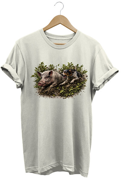 WİDİ Tricou cu imprimeu Wild Boar și Trail Dog, îmbrăcăminte pentru exterior