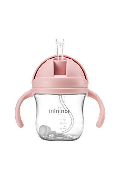 Mininor - Non-spill Trainer Straw Cup - , BPA and BPS Free Tritan, Weighted S...