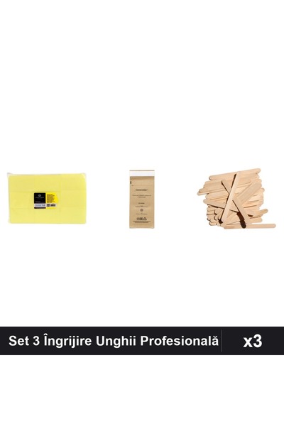 Makeup Set 3 Îngrijire Unghii - Șervețele 900buc, Pungi Sterilizare 100buc, S...