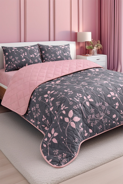 Always Double Quilted Bedspread Set Pique - 200X230Cm - with 2 Pillowcases