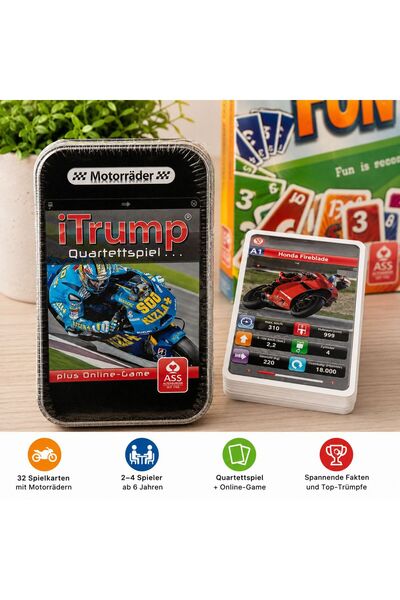 Kids Educational and fun motorcycle card game