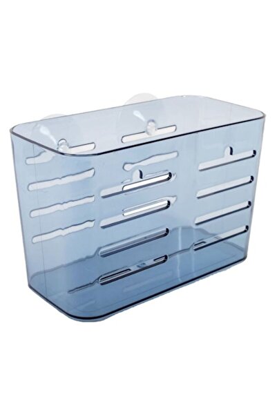 OEM Suport baie cu ventuze, Plastic rezistent, Ideal pentru sampon, burete si...