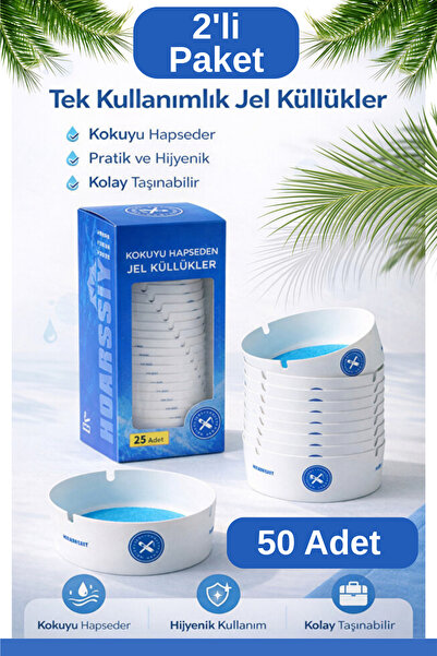 Shopura 50 Adet Kokusuz Pratik Kullan At Küllük - Suyla Şişen Jel
