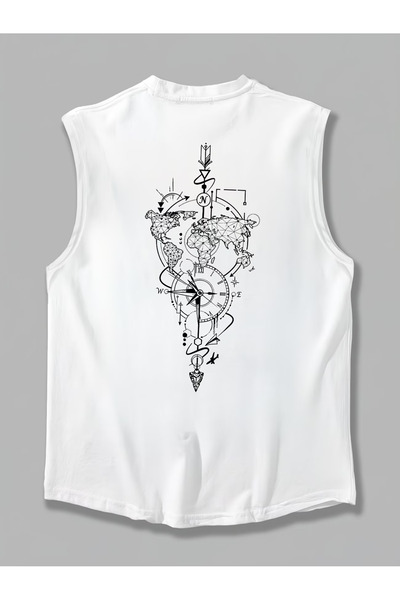 bellanova Men's oversized crew neck sleeveless t-shirt - longline