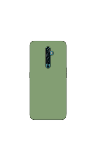 bewn Oppo Reno 2Z Uyumlu Yeşil Lansman İçi Kadife Telefon Kılıfı