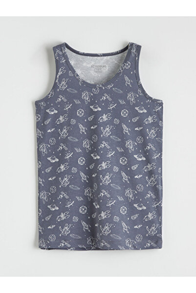 LC Waikiki Vizyon New Season Crew Neck Patterned Boys' Undershirt