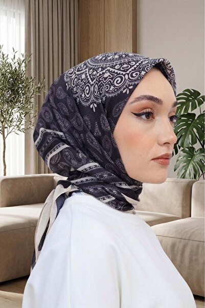 Big ModaEbrar Patterned Soft Scarf - 130