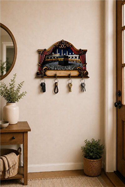 no77decor Kabe Temalı Dekoratif Duvar Askılı Anahtarlık – 3D Görünümlü 2D UV ...