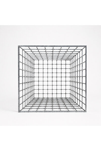 3D Optik İllüzyon Metal Duvar ve Masa Süsü 18x18 cm