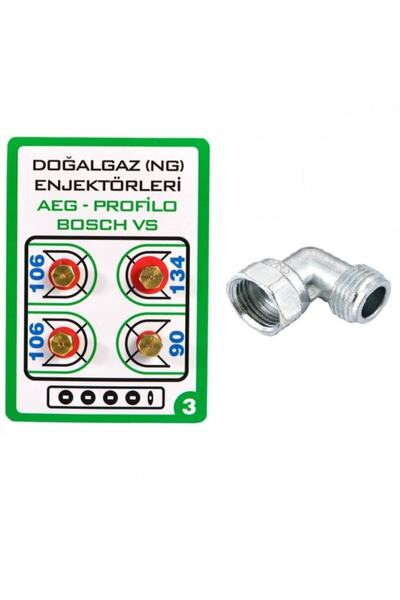 VRLCOOL Bosch Siemens Arçelik Beko Ocak Dönüşüm Seti Doğalgaz Üniversal 7mm