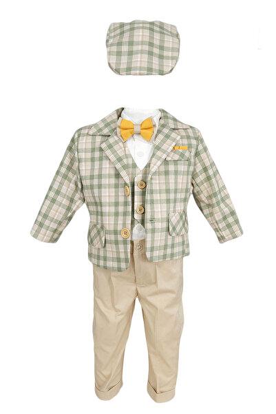fantasialand Costum botez, Baby Boss, carouri verzi-crem