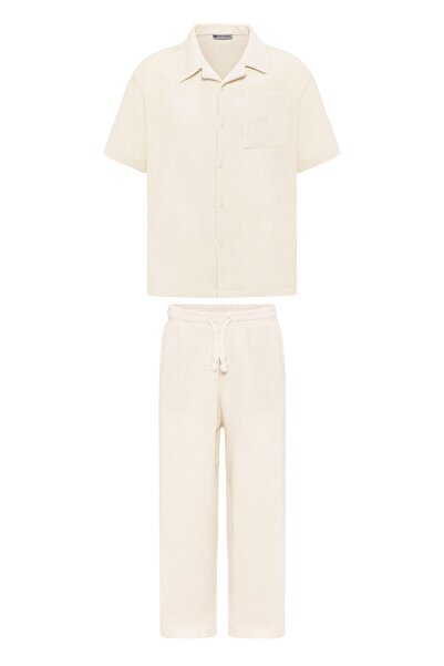 S13 Store Basıc Oversize Keten Takım