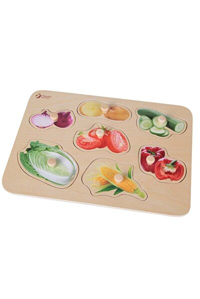 Classic World - Vegetable Puzzle - 8 Pcs