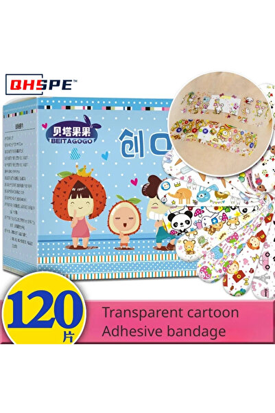 Choice4 120pcs 120pcs/set Cartoon Band Aid for Children Kids Skin Vaccine Inj...