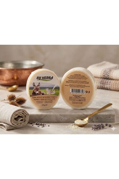 By Herba Donkey milk sponge soap