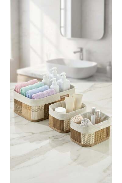 Cooker Home Series Wicker Organizer Basket Set Ckr4519