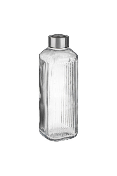 Zumzeria Striped Water Bottle with Metal Cap 1lt