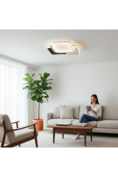DELIGHT PLAFONIERA LED TAURUS PATRAT 88W/5800LM 3 CULORI+IR 500x490mm