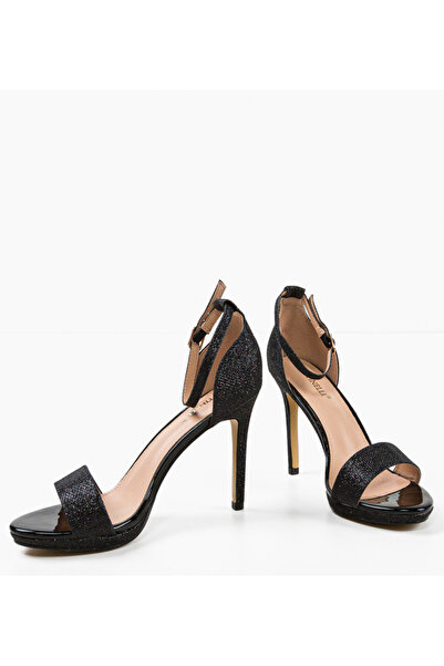 BENOTTİ Kent Black Heeled Sandals