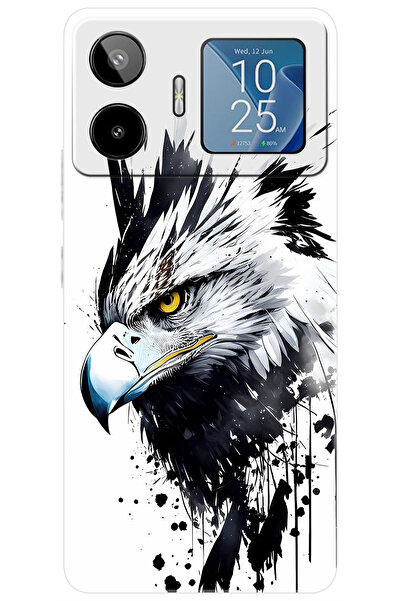 General Mobile GM 26 PRO 5G (G903) Uyumlu Kılıf Desen Baskılı Silikon Kartal ...