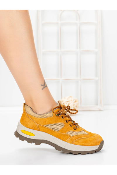 Berliner Pantofi Casual Dama din piele naturala K22112 Maro deschis