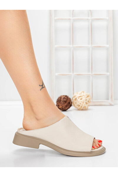 mei Women's Slipper with Low Sole 5SY37 Beige