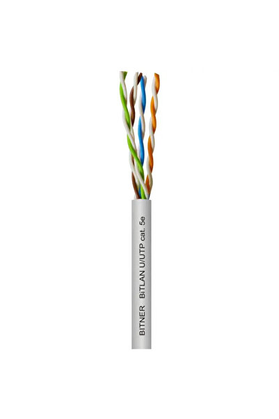Bitner Cablu U/UTP Cat5e 200MHz 24AWG 305m gri