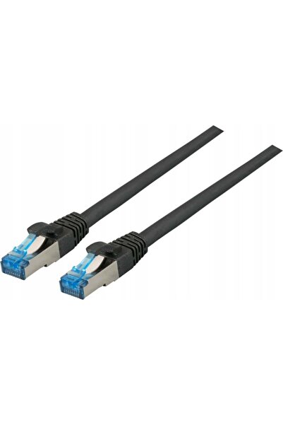 EFB Cablu patch RJ45 S/FTP, Cat6A, Cat7 TPE superflex, 30 m, negru