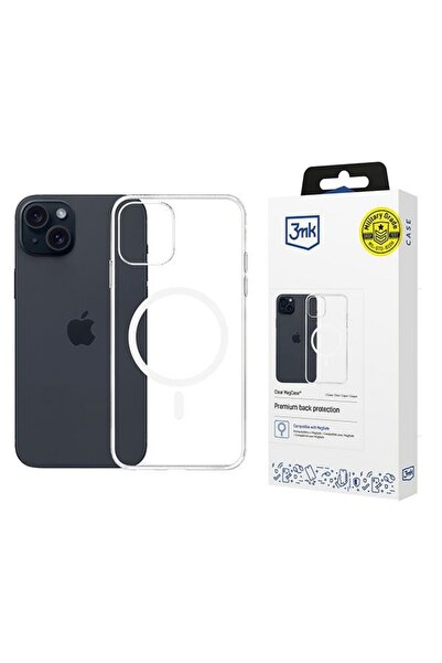 3MK Husă de protecție pentru Apple iPhone 15 Plus Clear MagCase