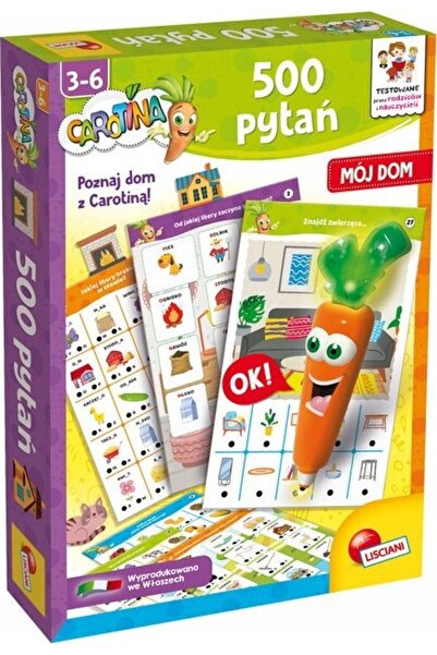 Lisciani PROMO Carotina 500 Questioner Educational Game My Home 106721