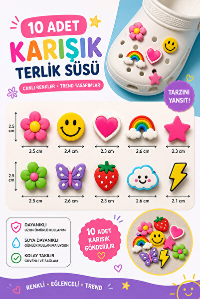Jack Ferrero 10 ADET TERLİK SÜSÜ / FİGÜRLER KARIŞIK GELECEKTİR