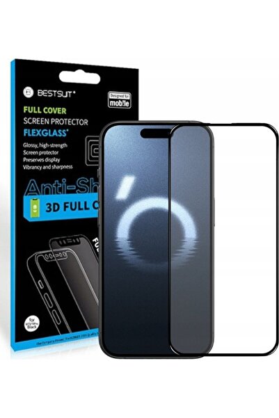 BestSuit Husă hibridă flexibilă 5D cu adeziv integral pentru iPhone 16 Pro, n...