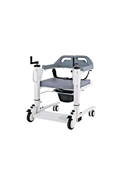 ALNCO CARE Mobile toilet chair, manual, seat width 46cm, double lock and safe...