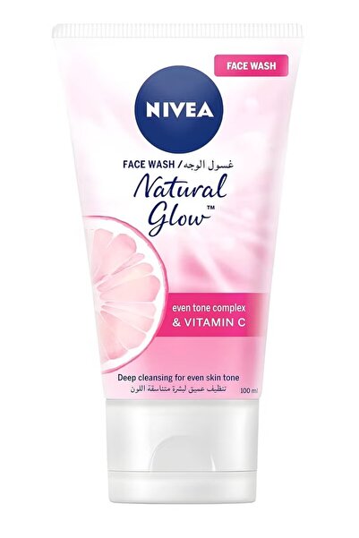 Nivea Men غسول الوجه ناتشورال جلو لتوحيد لون البشرة وفيتامين سي 100 مل