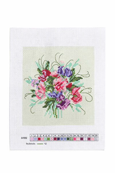 iğne izi Set de broderie cu punct în cruce cu model – Kit de broderie manuală...
