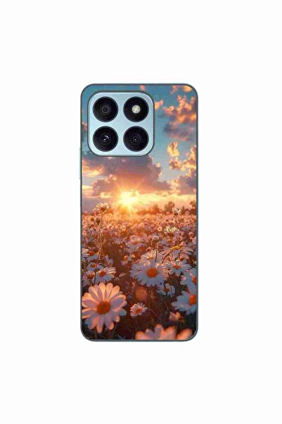 OEM Husa compatibila cu Honor X8b Silicon Gel Tpu Model Rasarit cu Flori