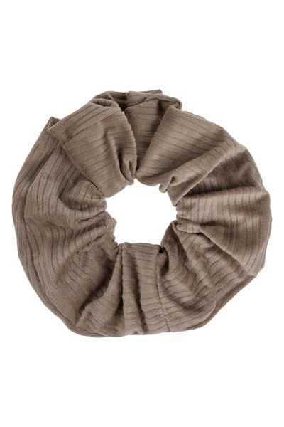 Zumzeria Elastic de păr din catifea maro, striat, pentru femei