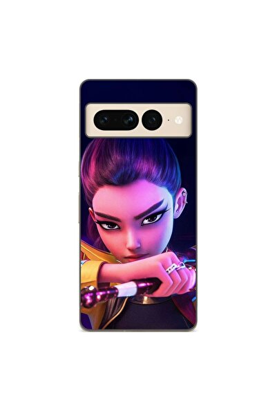 OEM Husa compatibila cu Google Pixel 8 Pro Silicon Gel Tpu Model KPop Demon H...