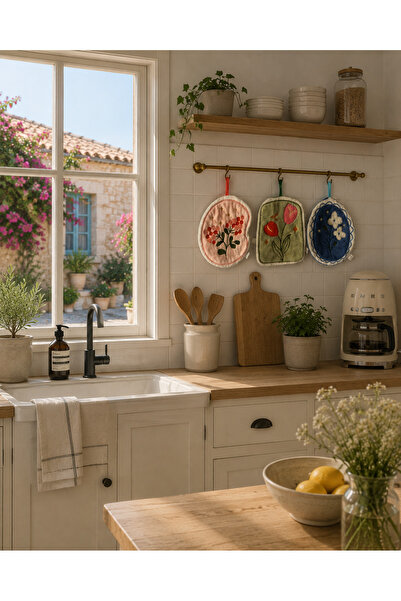 Havlum Asılabilir Dekoratif El Havlusu | Yumuşak Dokulu Mutfak & Banyo Havlusu