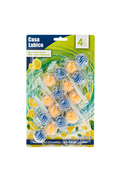 Casa Labico Odorizant de toaletă cu aromă de lămâie - 4 bucăți