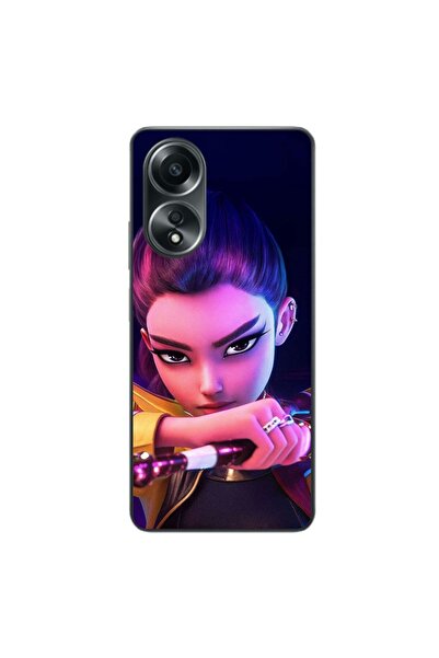 OEM Husa compatibila cu Oppo A58 4G Silicon Gel Tpu Model KPop Demon Hunters ...