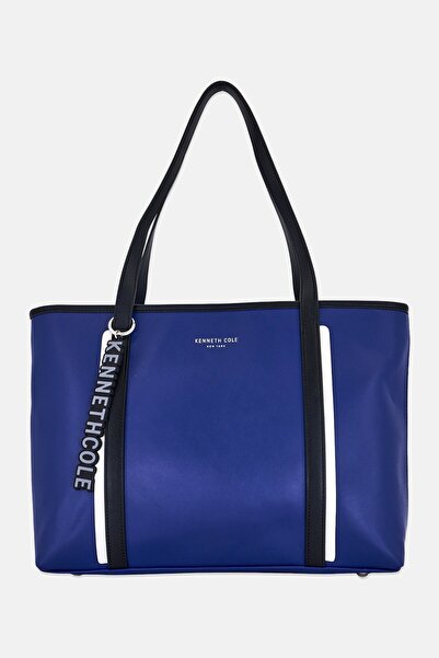 Kenneth Cole Women Brand Logo Tote Bag, Navy