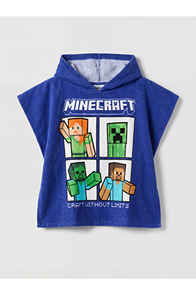 LC Waikiki Poncho prosop pentru băieți cu imprimeu Minecraft
