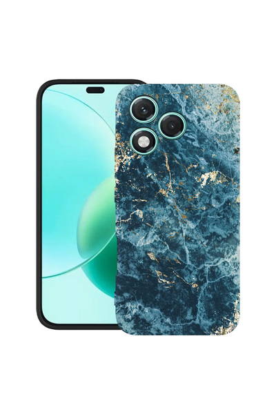 bestcase Θήκη TPU Ultra Slim για Honor 600 Lite, Μάρμαρο - Πράσινο και Χρυσό,...