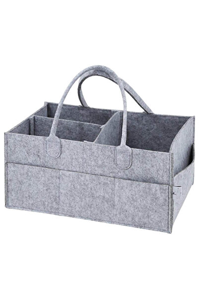 STAR BABiES SunBaby Diaper Caddy Organizer Bag - Grey