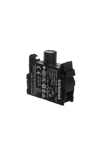 Siemens Lampholder LED block white 24-240V AC-DC front mounting screw bolts S...