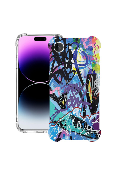 bestcase Husă Antișoc pentru Apple iPhone 17e, Graffiti, 3144023 AS 1184
