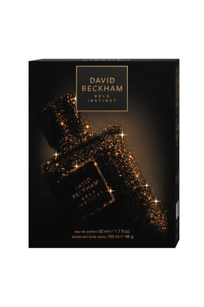 David Beckham Gold Instinct gift set