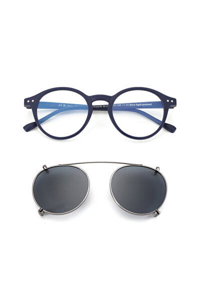 Choice18 نظارات ZENOTTIC 06 BLUE-SIL CLIP ZENOTTIC Steampunk Style (نظارات مض...
